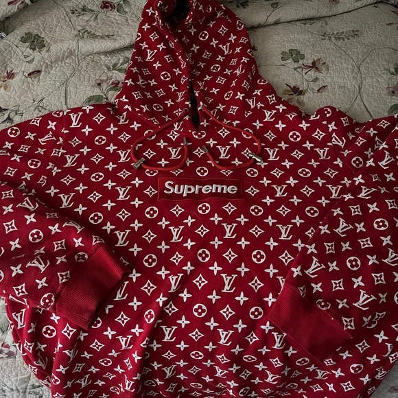 Supreme Other - Supreme/Louis Vuitton box logo hoodie
